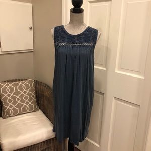 Lucky Brand Blue Shift Dress